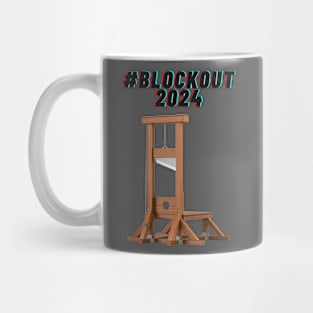 #blockout2024 blockout free palestine all eyes on rafa Mug